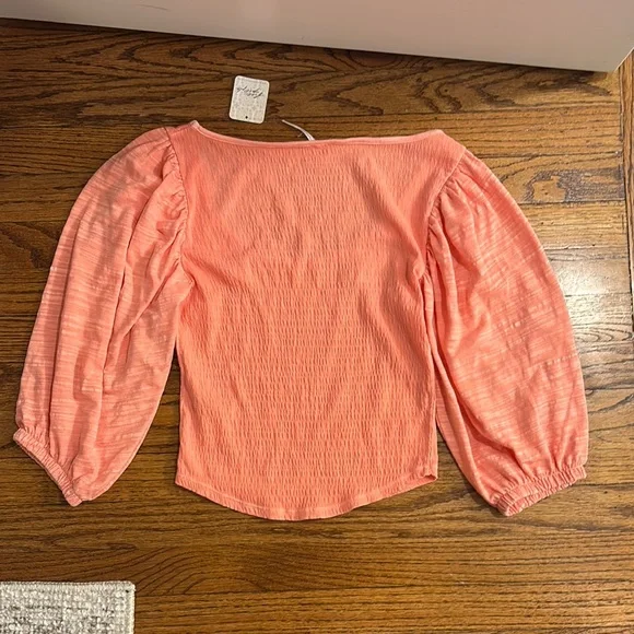 Free People Puff Sleeve Blouse - Picture 3 of 3